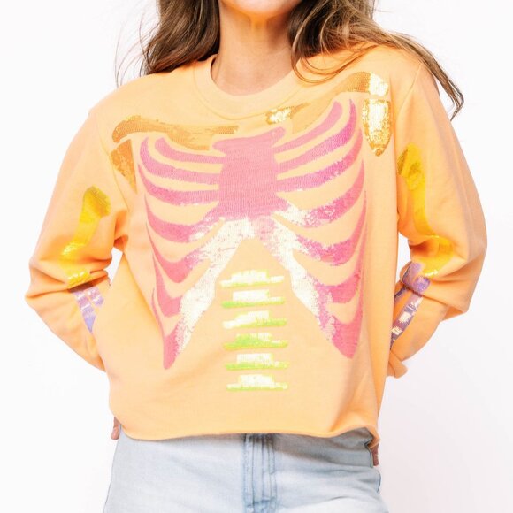 Neon Skeleton Sweatshirt - Picture 1 of 2